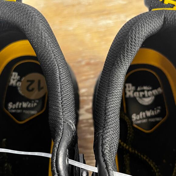 Doctor Doc Martens NEW Leather Mens 12 Woodard Grizzly
Black Hiker/Work Boots - Picture 9 of 11